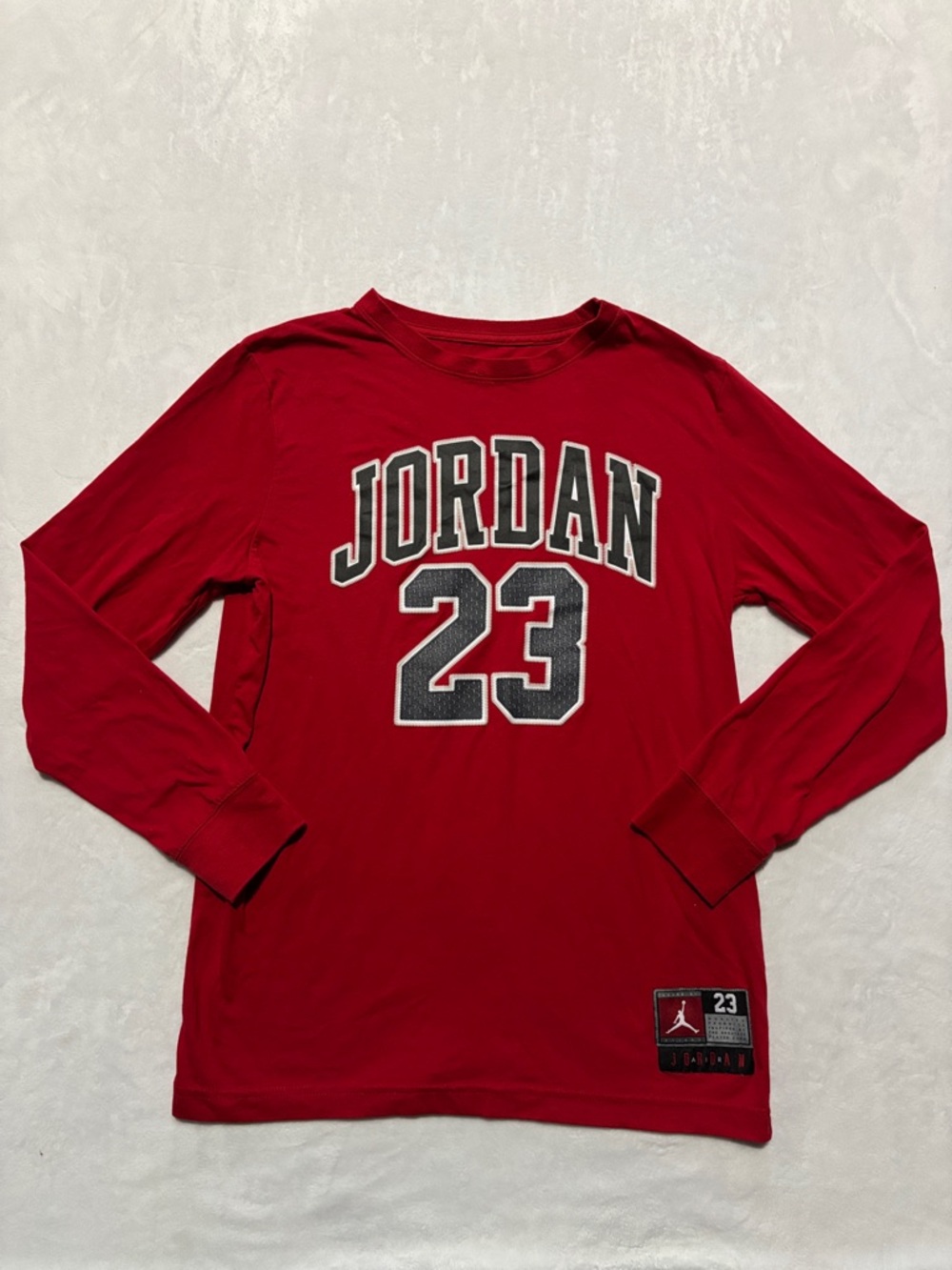 Jordan Red 23 Long Sleeve Shirt
